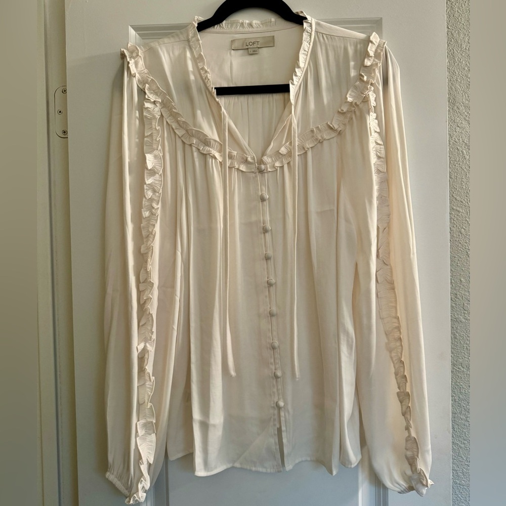Loft Cream Blouse